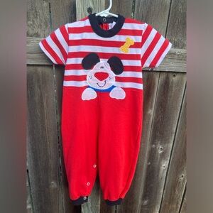 Vintage Buster Brown Long sleeve baby and toddler boy romper